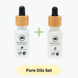 balmyou Pure Oils Set (Arabica Kaffee-Öl 20ml, Moringa-Öl 20ml)