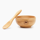 balmyou Bambusschale mit Bambuslöffel